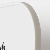 Brunette Zeemeermin Met Zeester Pickleball Paddle (Links Detail)