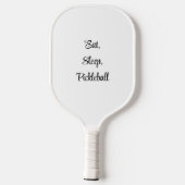 Brunette Zeemeermin Met Zeester Pickleball Paddle (Achterkant)