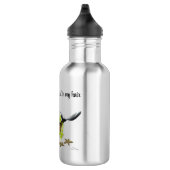 Brunette zeemeermin met zeesterren waterfles (Rechts)