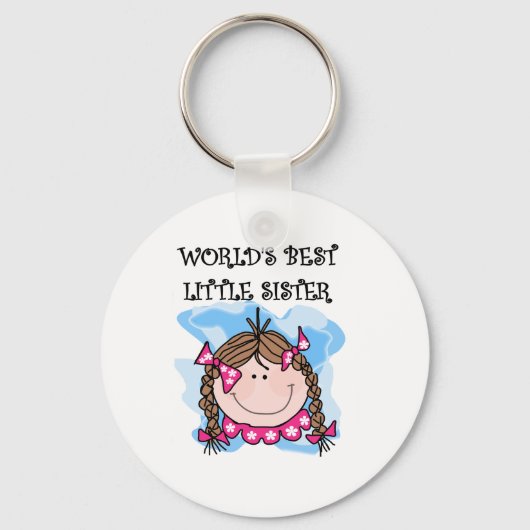 Brunettte Best Little Sister Sleutelhanger (Voorkant)
