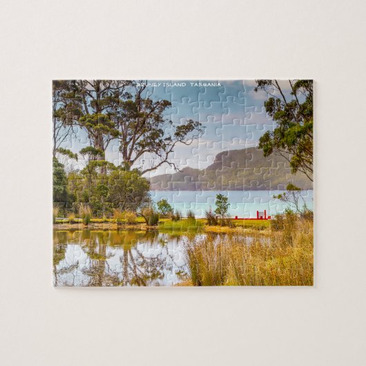Bruney-eiland Tasmanië Legpuzzel (Horizontaal)