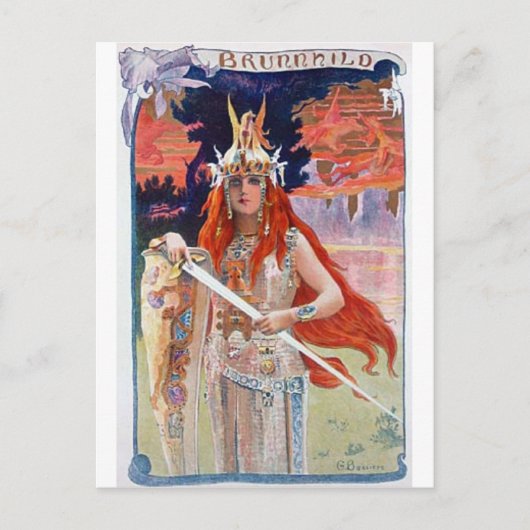 Brunhilde Briefkaart (Voorkant)