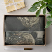 “Brunhilde met haar paard” door Arthur Rackham Tissuepapier (Geschenk)