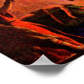 Brunhilde Weeps aan de Funeral Pyre van Sigfried Poster (Hoek)