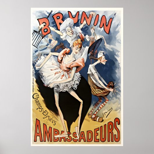 Brunin Ambassadeurs - Vintage Poster Prints (Voorkant)