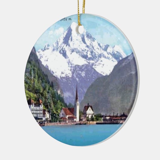 Brunnen, Lucerne Keramisch Ornament (Links)