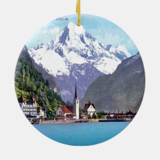 Brunnen, Lucerne Keramisch Ornament (Achterkant)