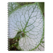 Brunnera Macrophylla Plantenblad Bloemrijk Notitieboek (Voorkant)