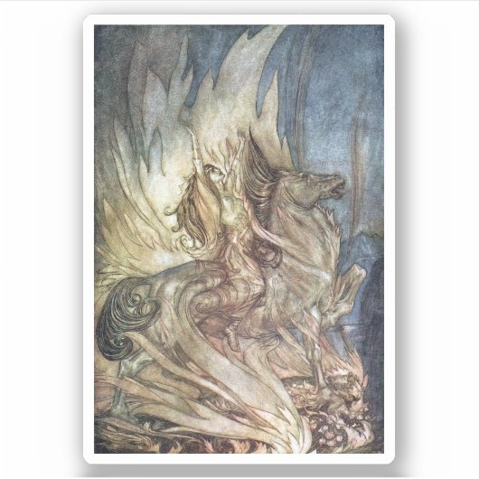 Brünnhilde en de begrafenis van Siegfried Sticker (Voorkant)