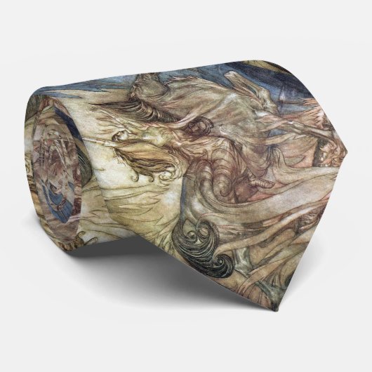 Brünnhilde en de begrafenis van Siegfried Stropdas (Opgerold)