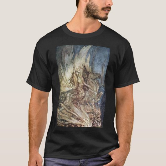 Brünnhilde en de begrafenis van Siegfried T-shirt (Voorkant)