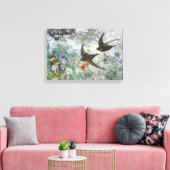 Bruno Andreas Liljefors  Common Swifts Canvas Afdruk (Insitu (Woonkamer))