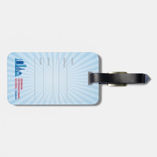 Bruno Bagagelabel (Achterkant horizontaal)