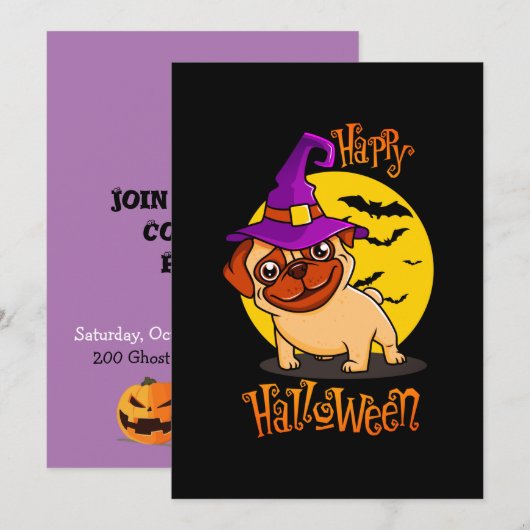 Bruno de Witchy Franse Bulldog (Voorkant / Achterkant)