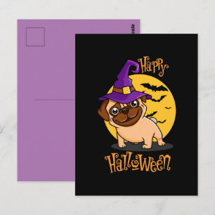 Bruno de Witchy Franse Bulldog Briefkaart