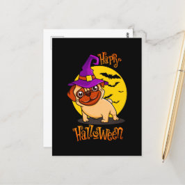 Bruno de Witchy Franse Bulldog Briefkaart