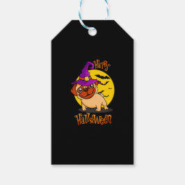 Bruno de Witchy Franse Bulldog Cadeaulabel