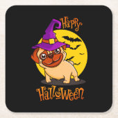 Bruno de Witchy Franse Bulldog Kartonnen Onderzetters (Voorkant)