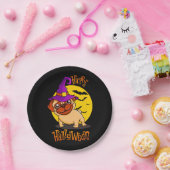 Bruno de Witchy Franse Bulldog Papieren Bordje (Feest)