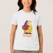 Bruno de Witchy Franse Bulldog Tri-Blend Shirt (Voorkant)