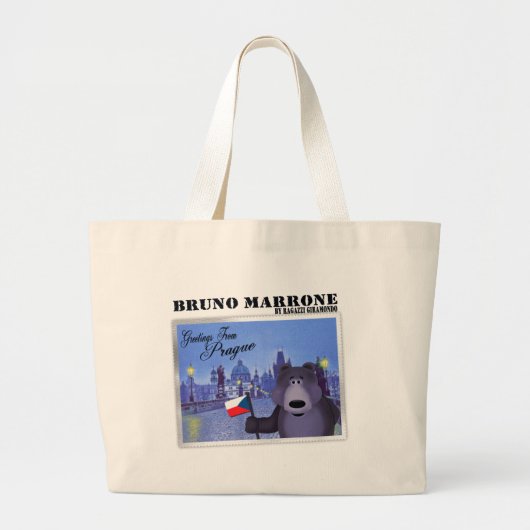 Bruno in Praag Canvas tas (Voorkant)