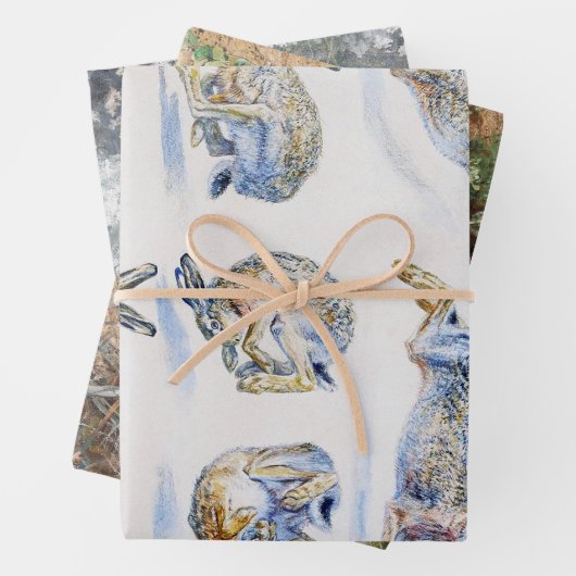 Bruno Liljefors, Animals Inpakpapier Vel (In situ)