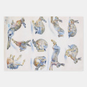 Bruno Liljefors, Animals Inpakpapier Vel (Voorkant)