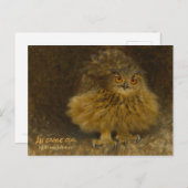 Bruno Liljefors Eagle owl CC0710 Wildlife Briefkaart (Voorkant / Achterkant)