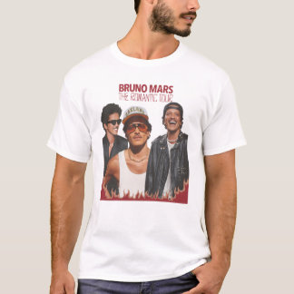 Bruno Mars Romantic Pop Tour T-shirt