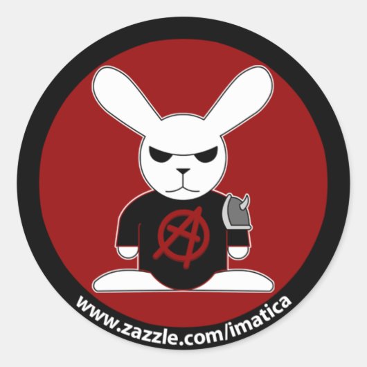 Bruno Sticker met grens (Voorkant)