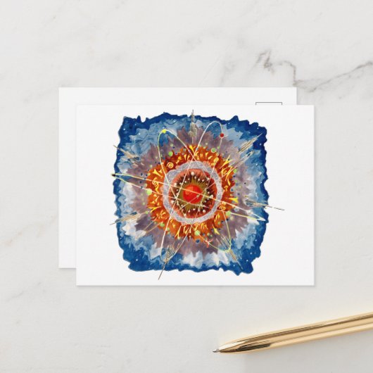 Bruno Taut - Alpenarchitectuur Briefkaart (Voorkant / Achterkant in situ)