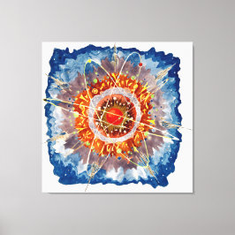 Bruno Taut - Alpenarchitectuur Canvas Afdruk