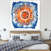 Bruno Taut - Alpenarchitectuur Canvas Afdruk (Insitu (Slaapkamer))