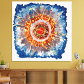 Bruno Taut - Alpenarchitectuur Canvas Afdruk (Insitu (Woonkamer))