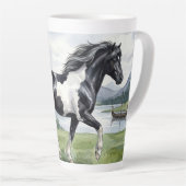 Brunskjottur Black pinto Icelandic Latte Mok (Rechterhoek)