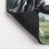 Brunskjottur Black pinto Icelandic Muismat (Hoek)