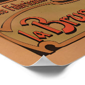 Brunswick Billards Vintage Poster (Hoek)