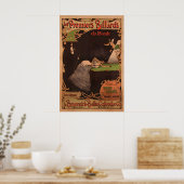 Brunswick Billards Vintage Poster (Keuken)