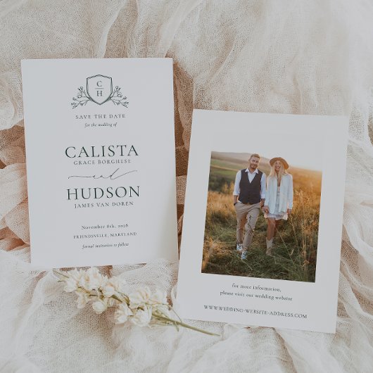 BRUNSWICK CREAT Trouwfoto Save The Date