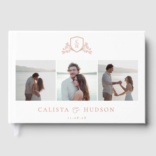 BRUNSWICK CREST Fotobruiloft Gastenboek (Voorkant)