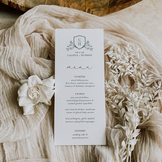 BRUNSWICK CREST Wedding Menu