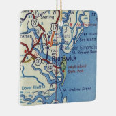 Brunswick GA Jekyll Island Keramisch Ornament (Rechts)