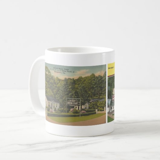  BRUNSWICK, GEORGIA briefkaarten Koffiemok (Voorkant links)