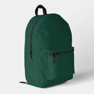 Brunswick Green Solid Color Bedrukte Rugzak