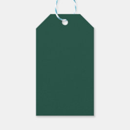 Brunswick Green Solid Color Cadeaulabel