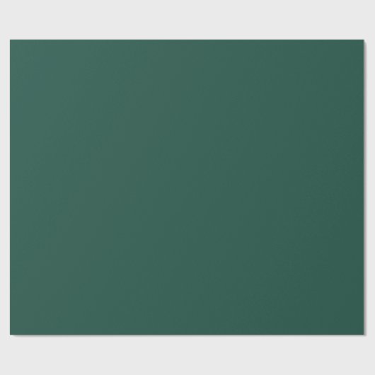 Brunswick Green Solid Color Cadeaupapier (Vlak)