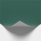 Brunswick Green Solid Color Cadeaupapier (Hoek)