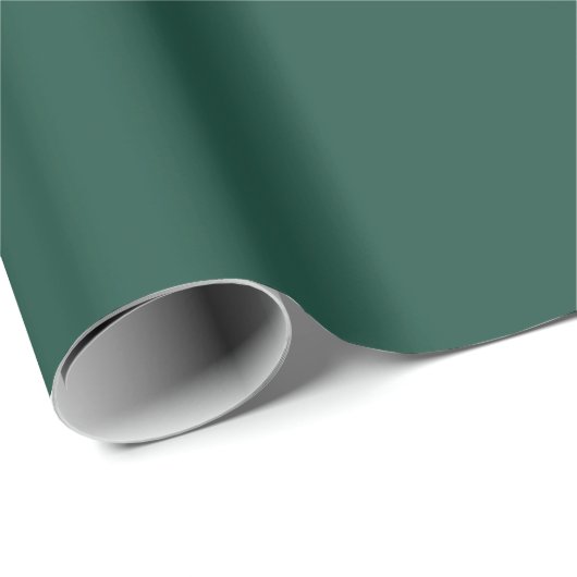 Brunswick Green Solid Color Cadeaupapier (Rol Hoek)