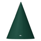 Brunswick Green Solid Color Feesthoedjes (Links)