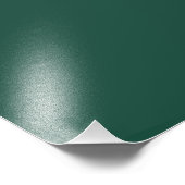Brunswick green (solid color) foto afdruk (Hoek)